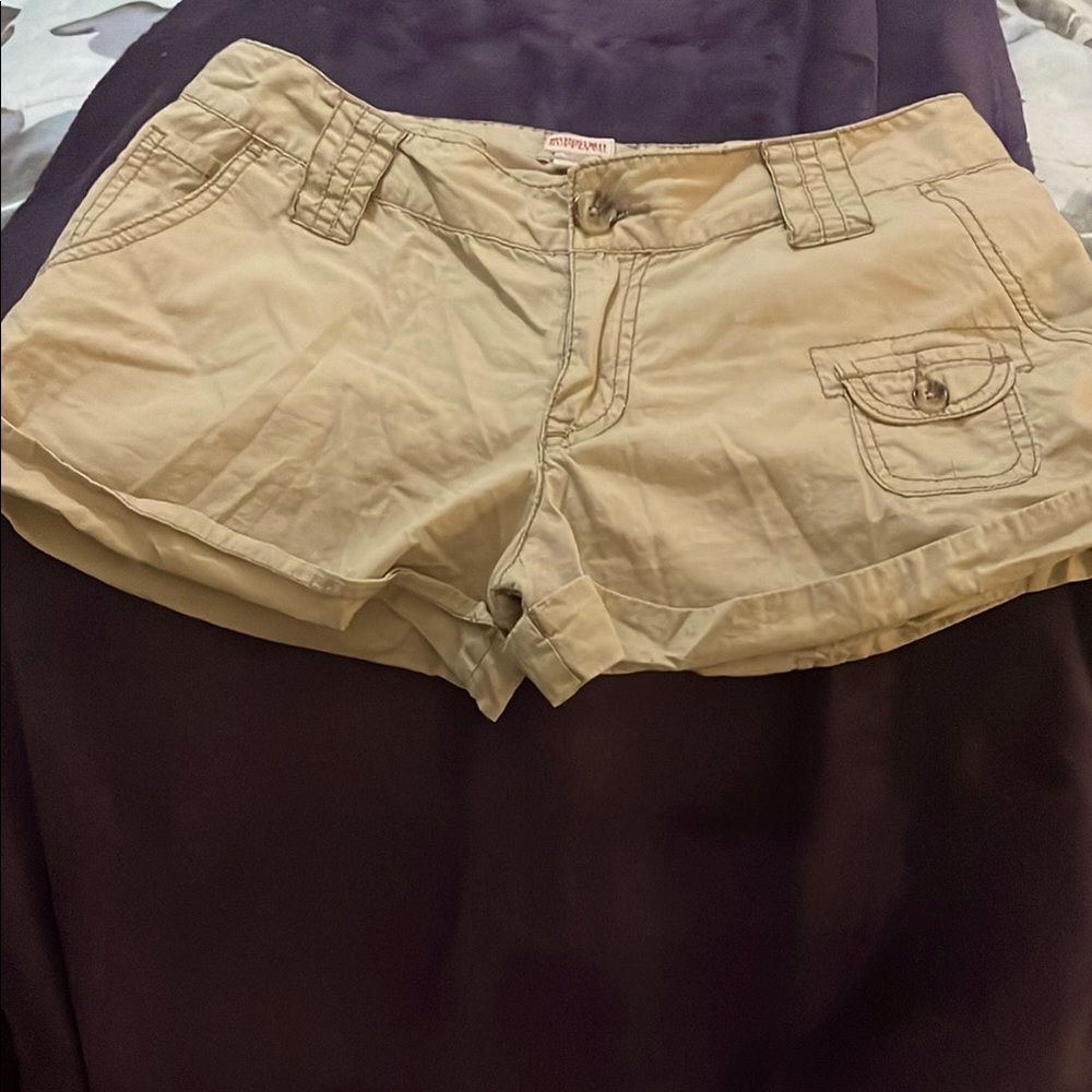 Mossimo Supply Co. Tan Juniors Cargo Shorts